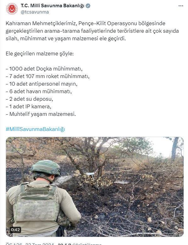 Pençe-Kilit'te çok sayıda mühimmat ele geçirildi - Resim: 3